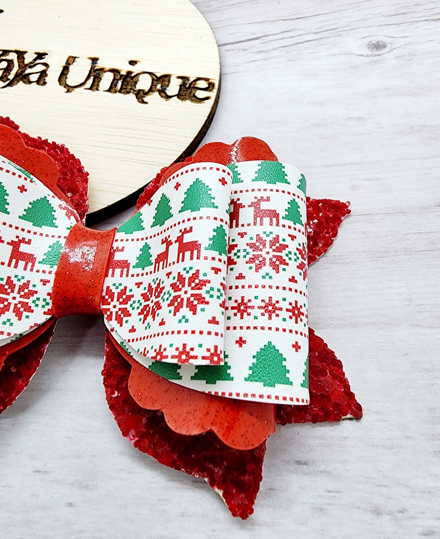 Christmas Sweater Bow