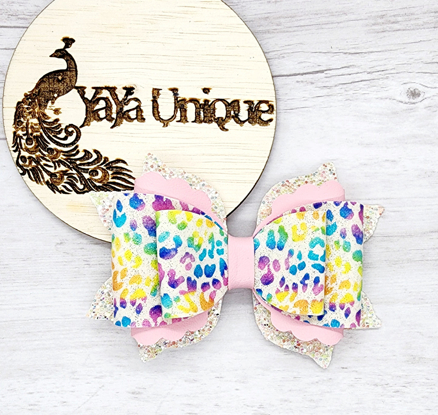 Rainbow Leopard Bow
