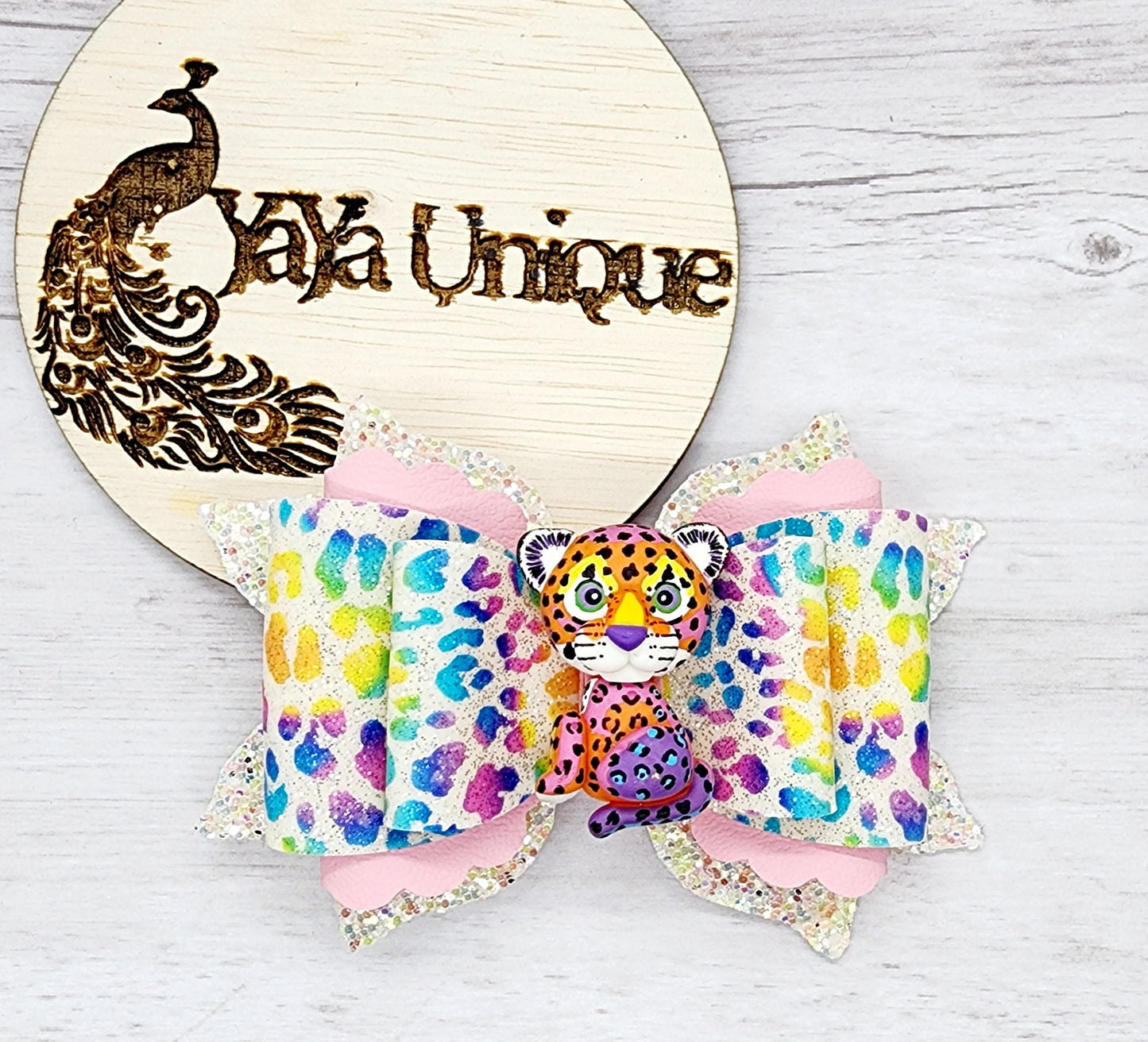 Rainbow Leopard Bow