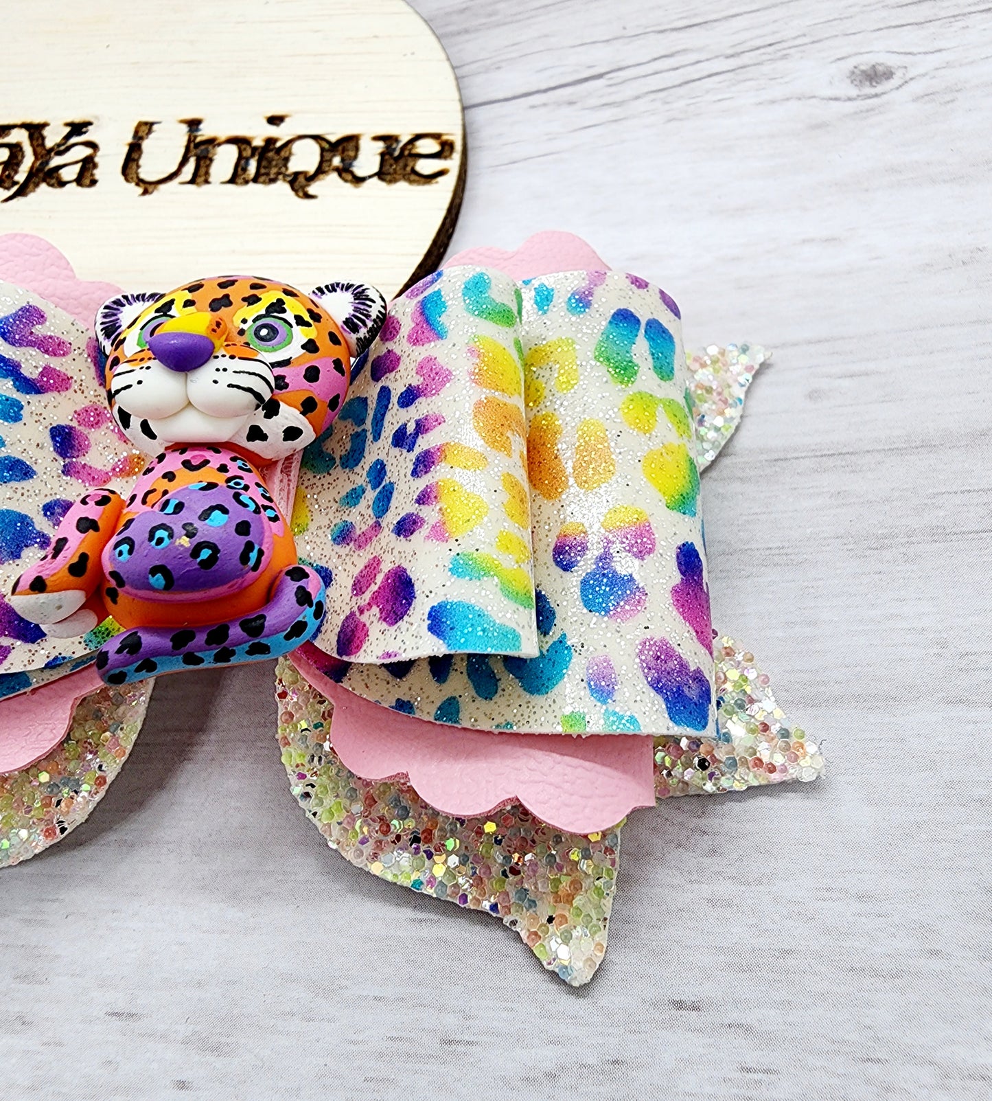 Rainbow Leopard Bow