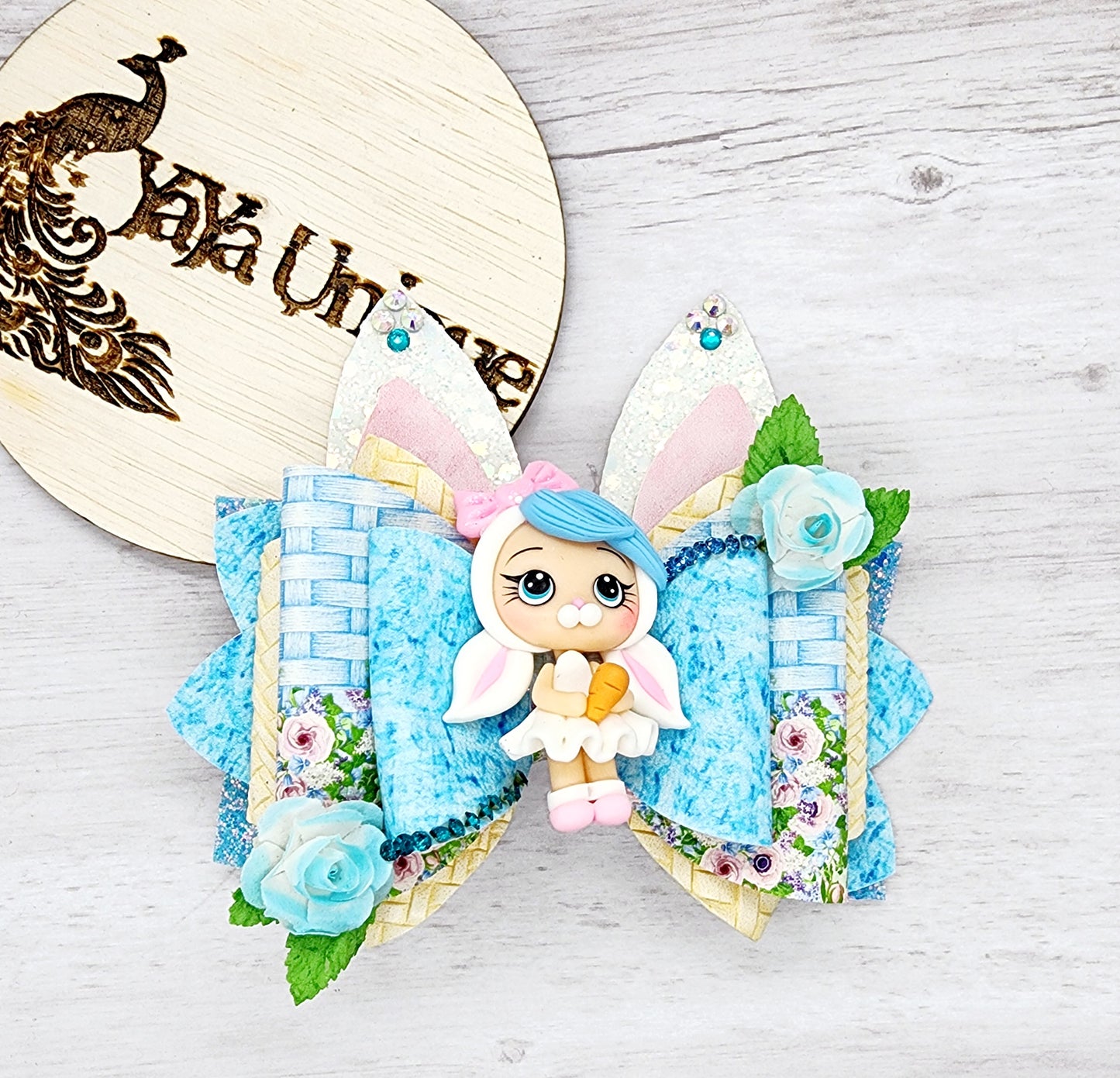 Easter Bunny Girl Bow