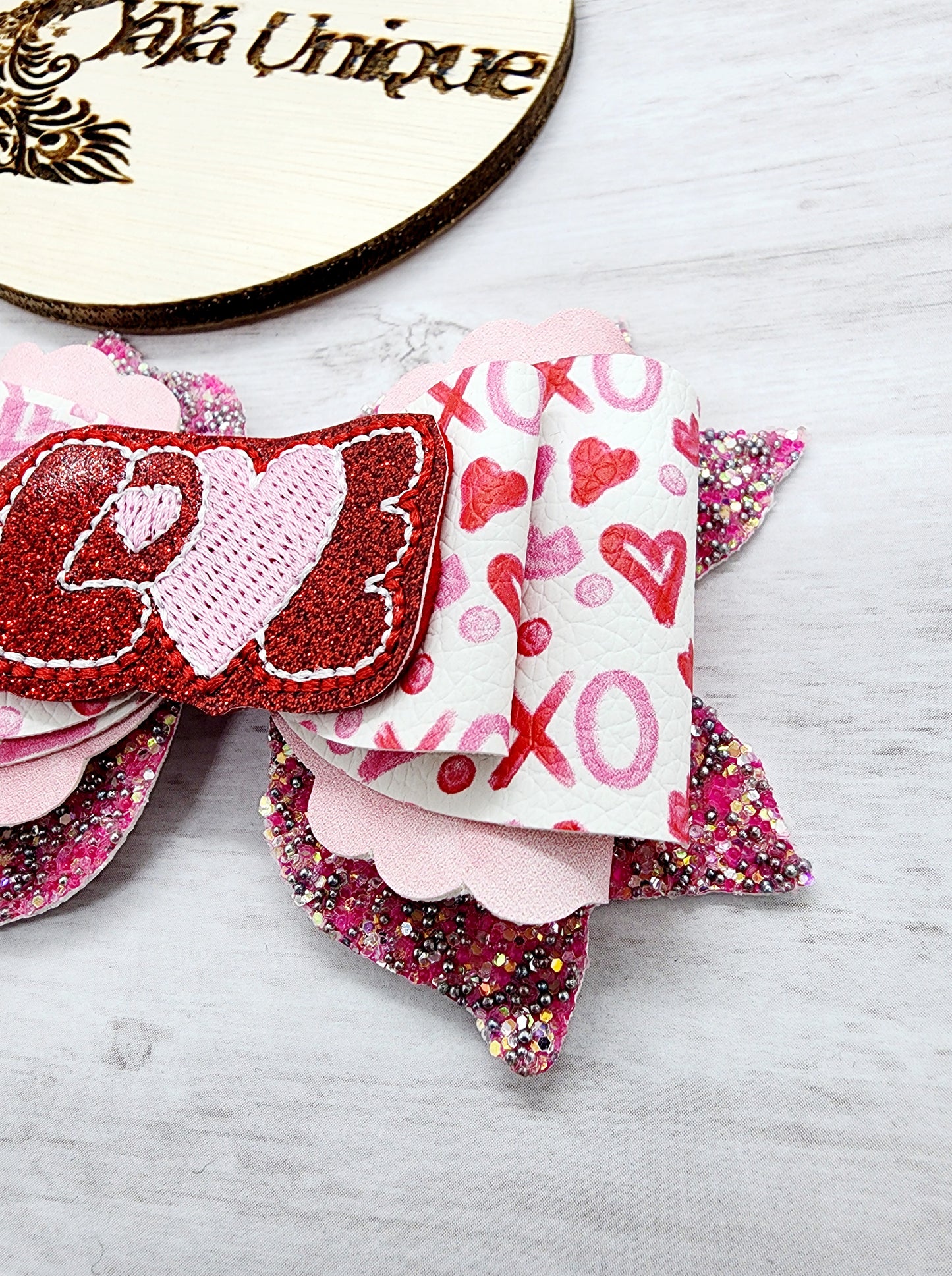 Valentine Love Hair Bow