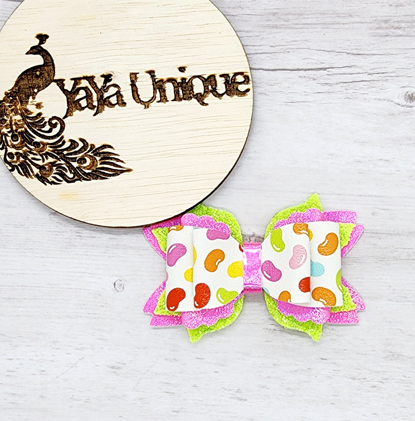 Easter Jellybean Hair Bow