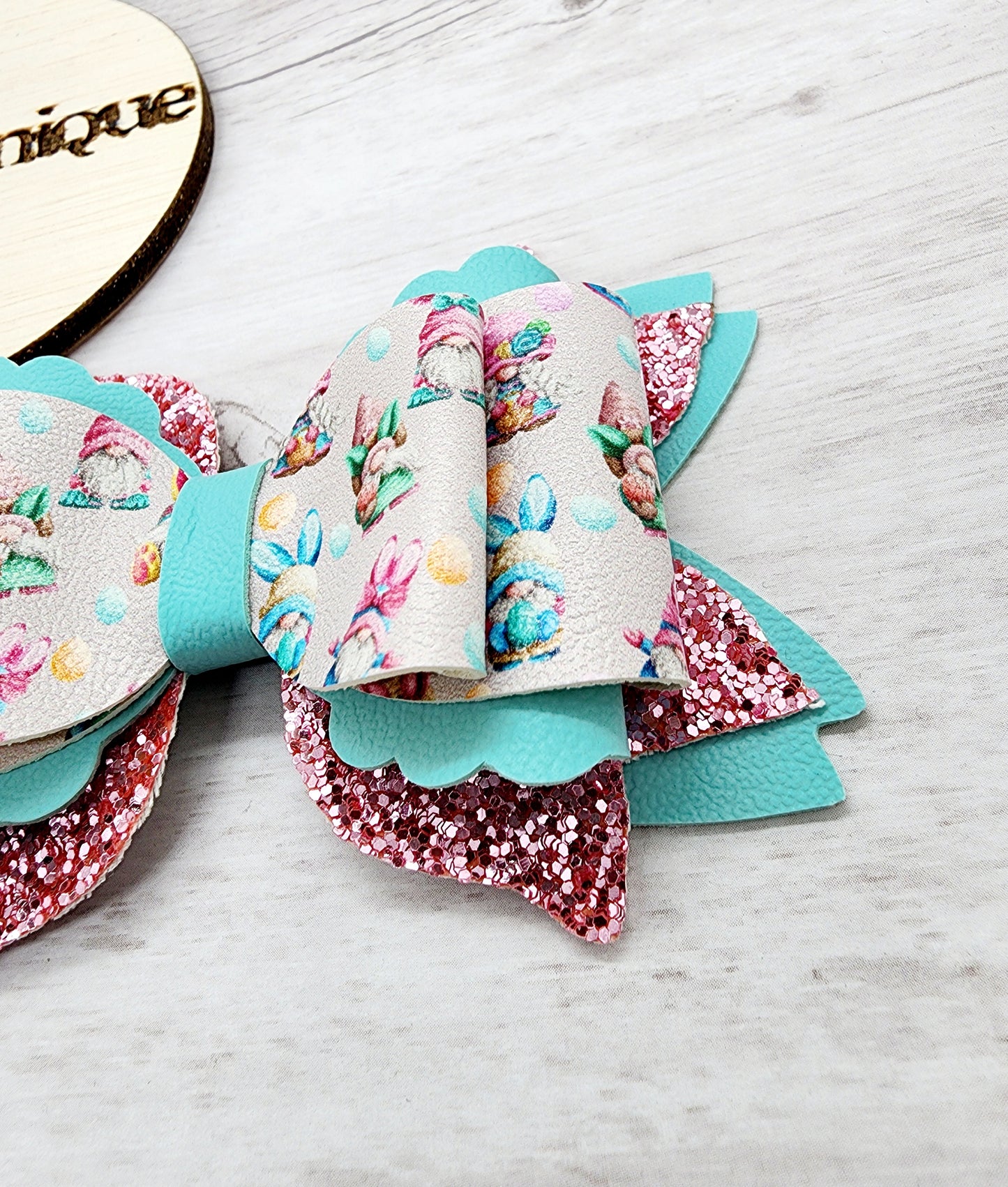 Easter Gnomes Hair Bow