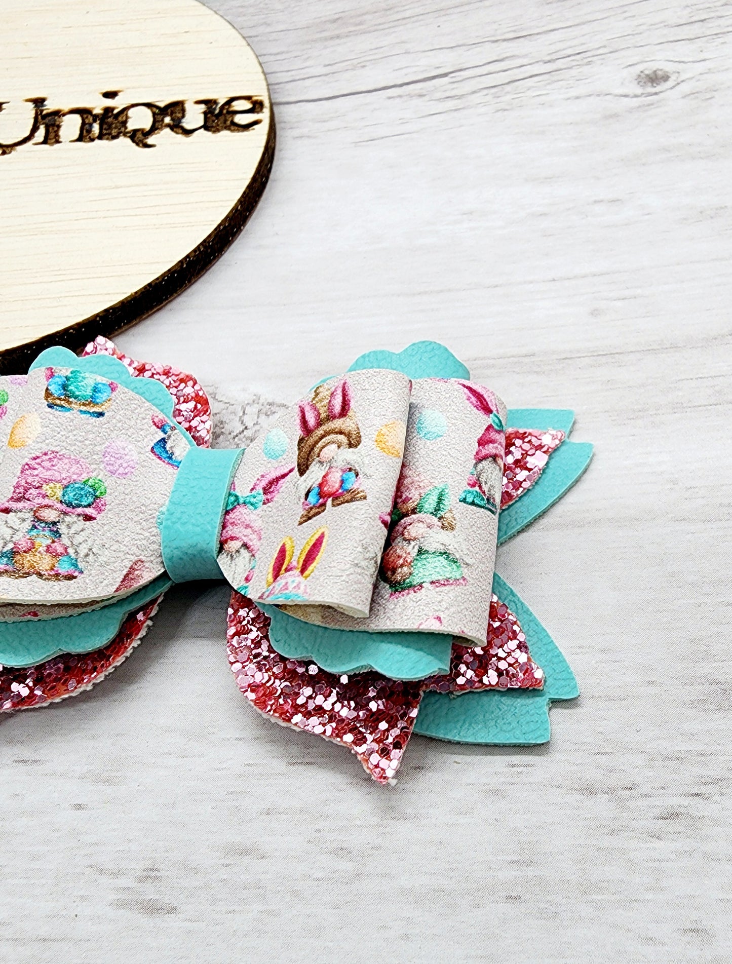 Easter Gnomes Hair Bow
