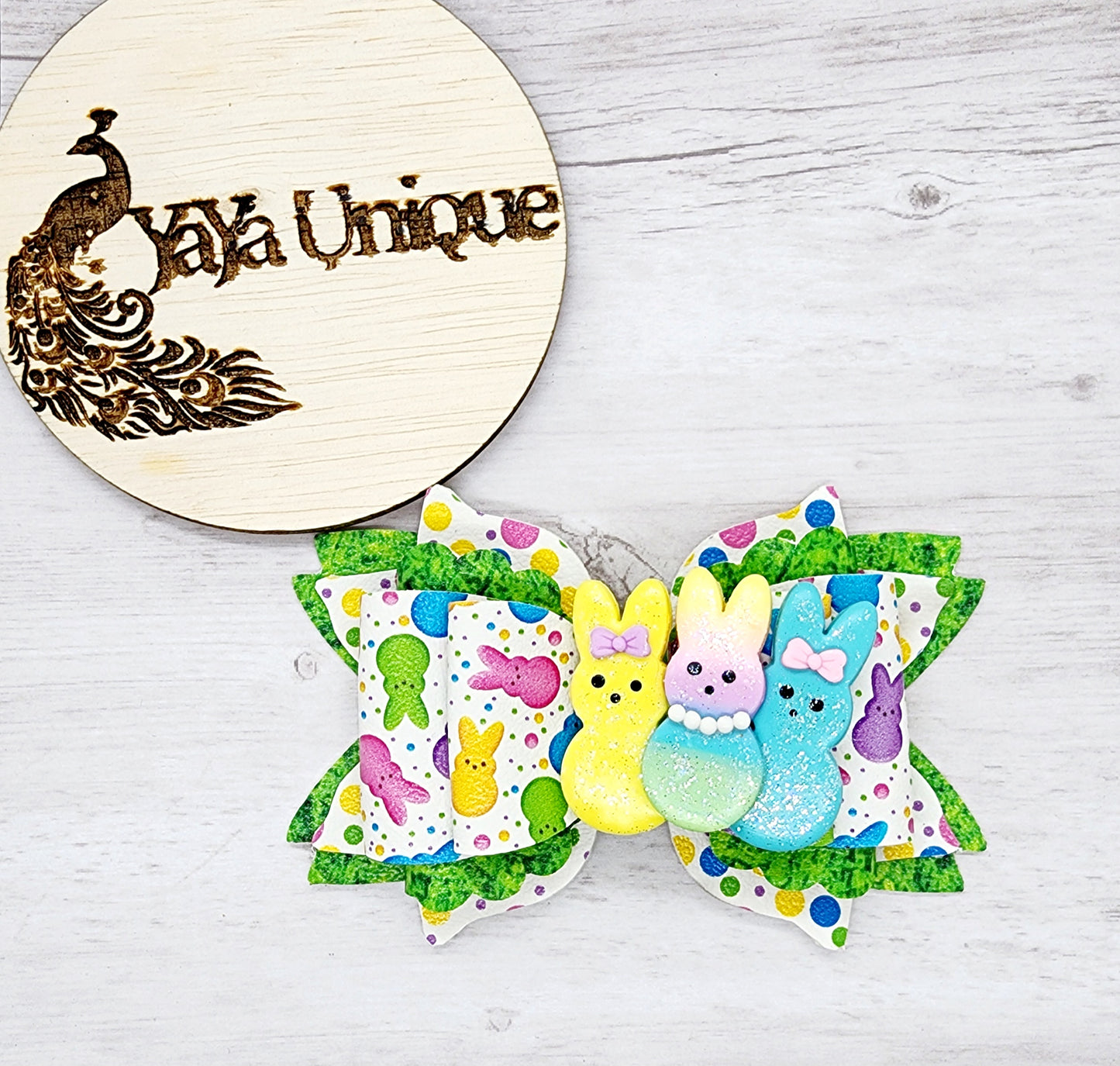 Easter Peeps Hair Bow