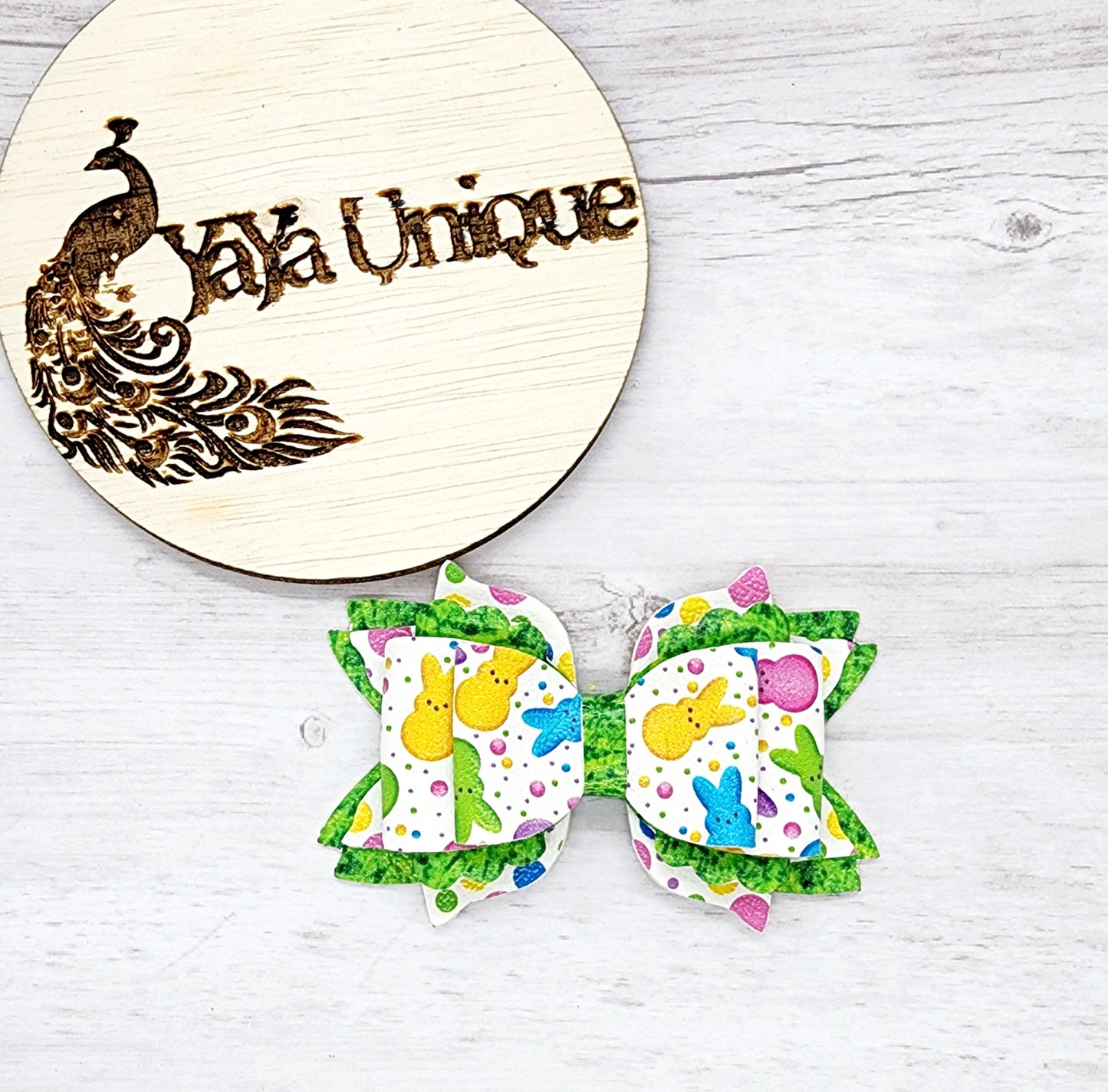 Easter Peeps Hair Bow