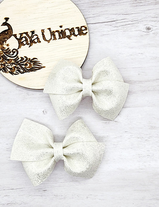 Shiny Glitter Pigtail Bows 4