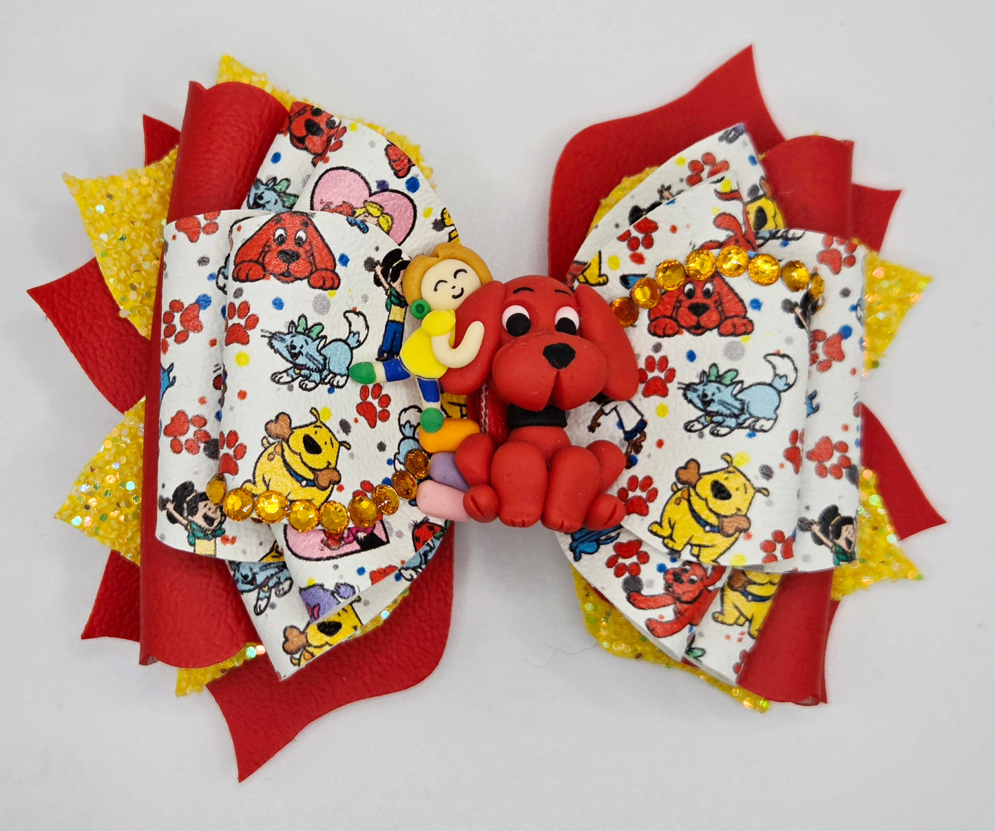 Red dog bow