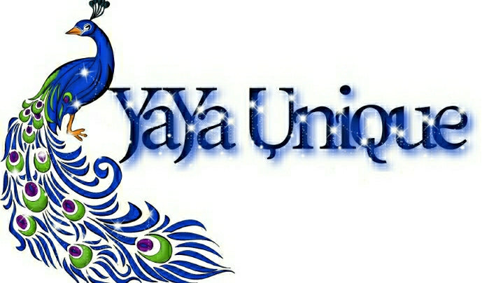 YaYa Unique business logo with a peacock